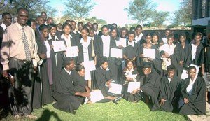 Alpha and Omega Bible School graduation