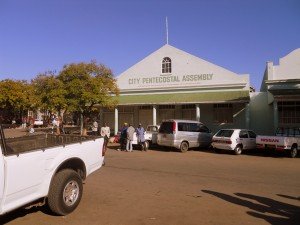 City Pentecostal Assembly in downtown Bulawayo