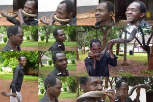 Lemba musician Hamlet Zhou (Photo by Eugene Ulman)